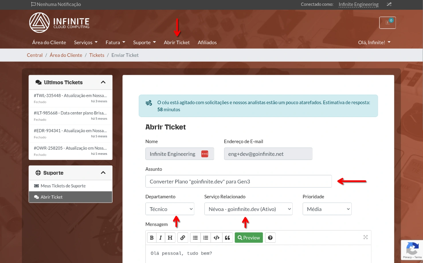 Central Infinite - Ticket Converter Plano