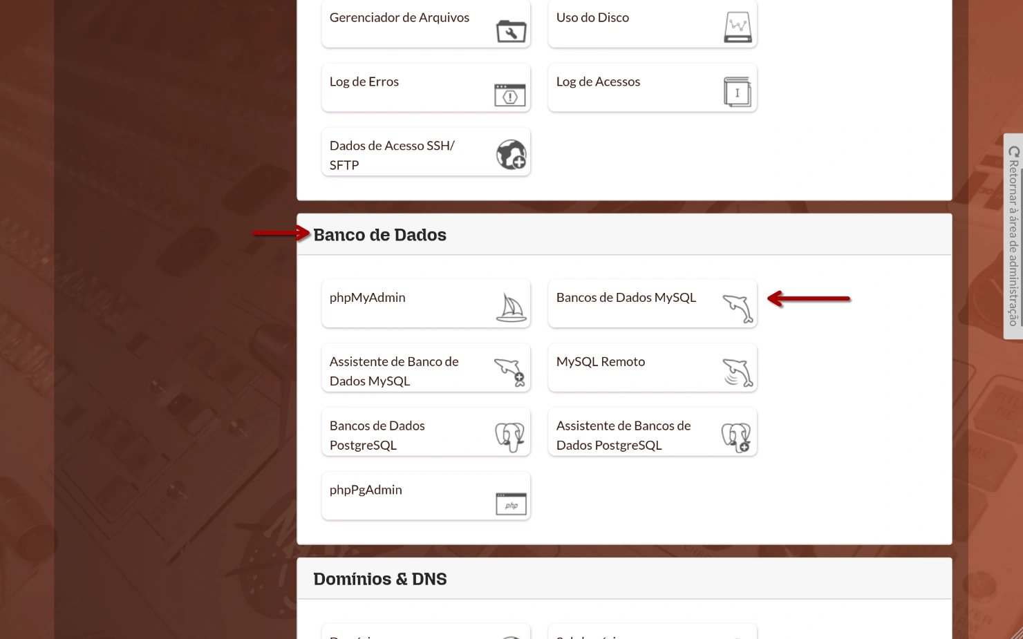 Central Infinite - Banco de Dados MySQL