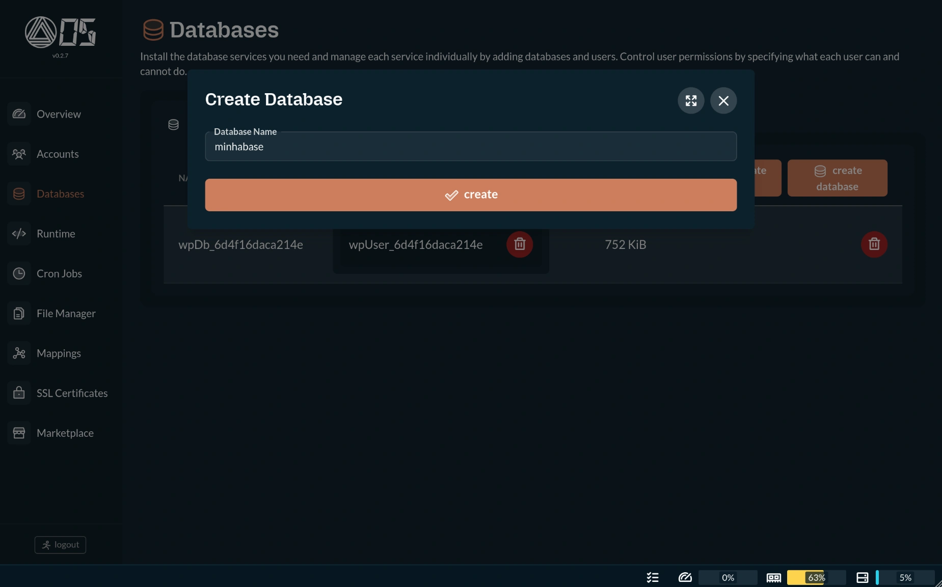 OS - Base de Dados - Criar Base